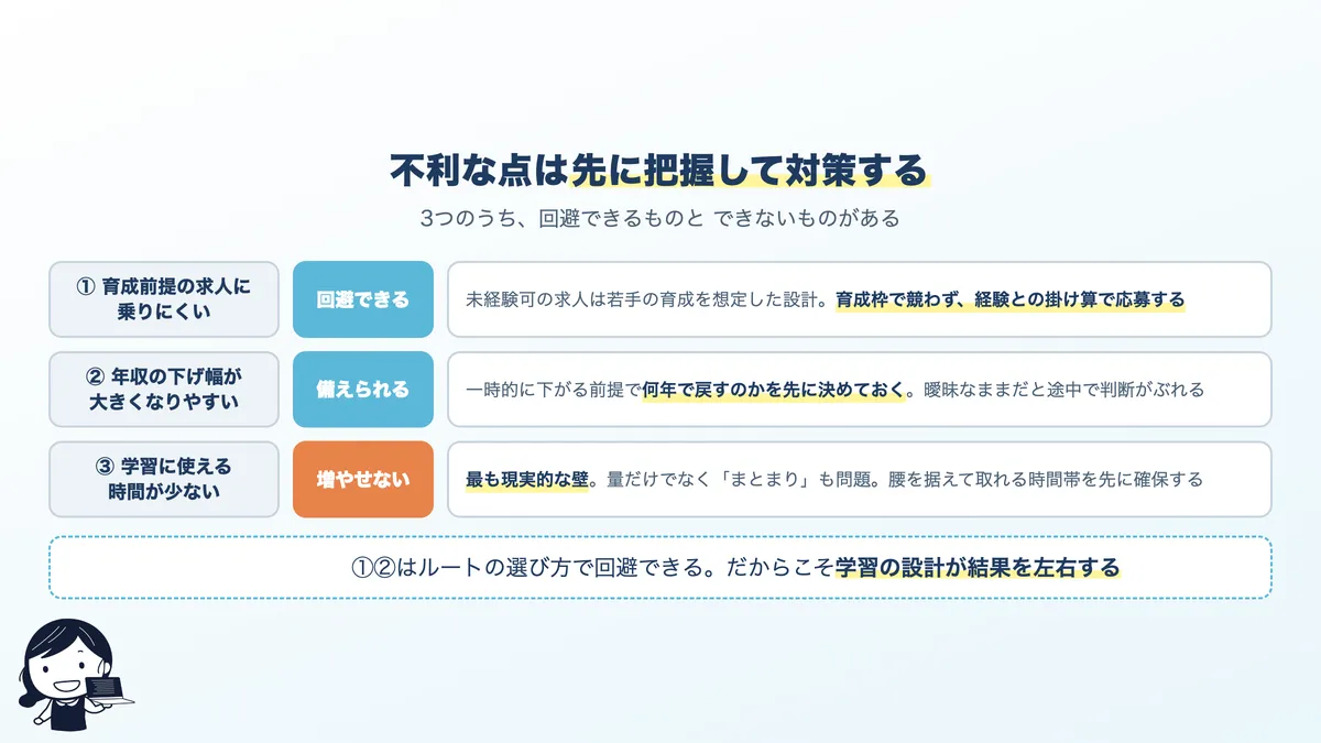 40代がAIエンジニア転職で不利になる3つの理由と、それぞれの対策