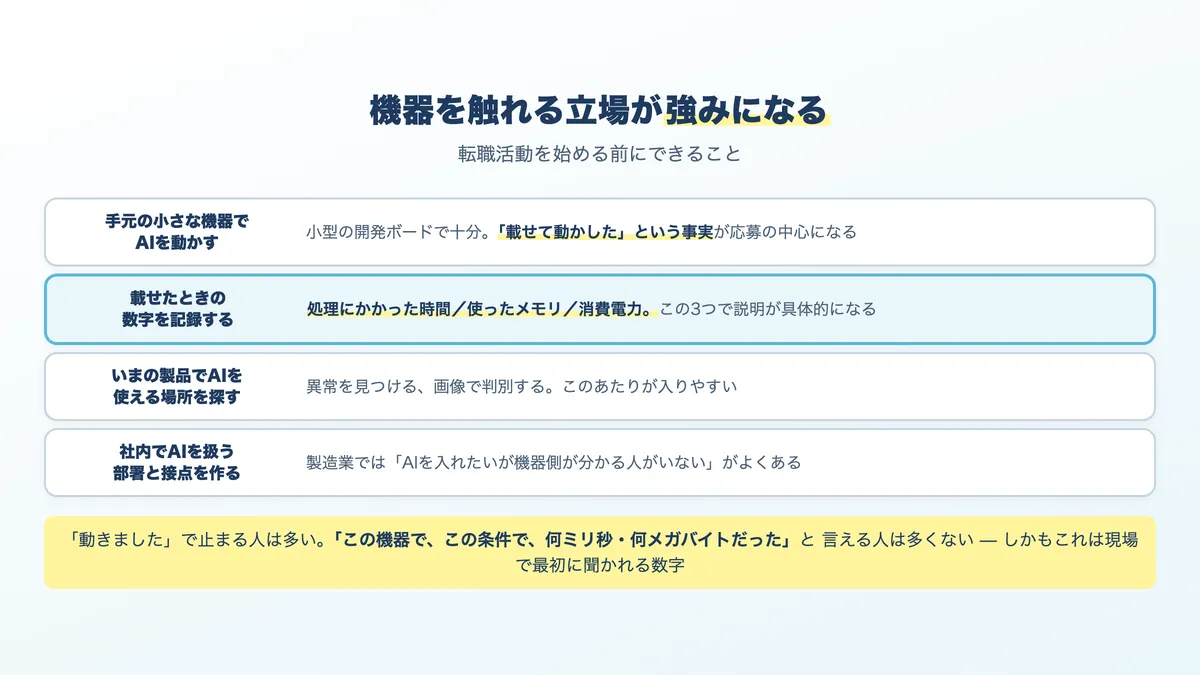 組み込みエンジニアが在職中にできる4つの準備
